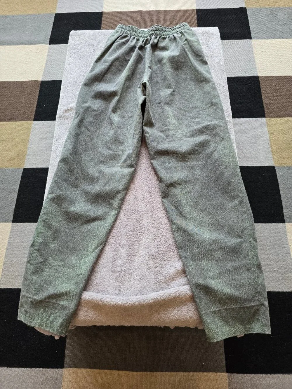 Rare Hammer/Harem 1980s style velcro waist wide leg cotton pants - Picture 7 of 9